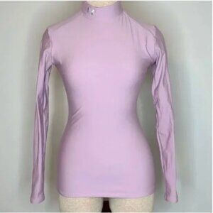 Under Armour Girl's Cold Gear Thermal Mock Turtle Neck Base Layer Size Medium